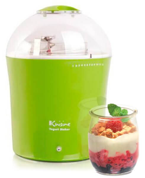 EuroCuisine YM360 Yogurt and Greek Yogurt Maker (GREEN)