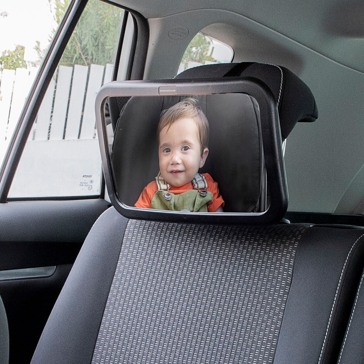 Kinderwagen Rückspiegel, 360° drehbarer Auto Rückspiegel, Baby