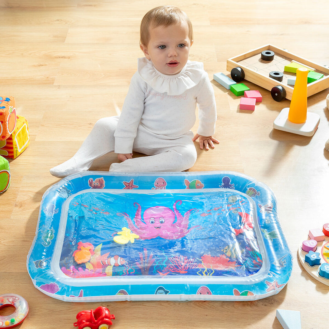 Inflatable water mat for babies online