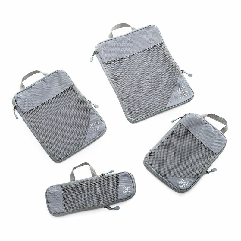 Összenyomható poggyászrendező táskák utazáshoz Compakube InnovaGoods 4 Darabok