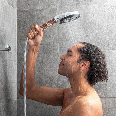 High Pressure Shower Head with Filter and Minerals Moshol InnovaGoods