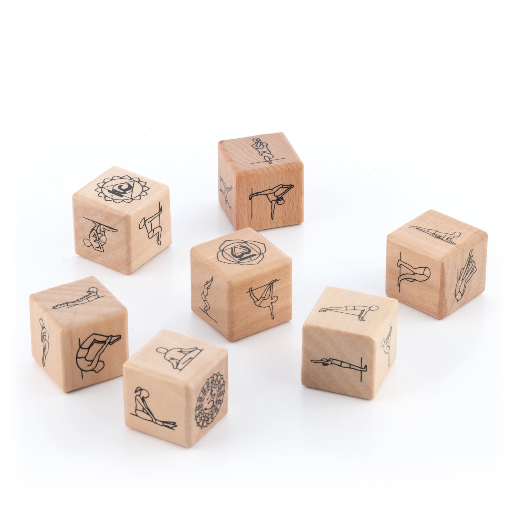 Yoga Dice Game Anandice InnovaGoods 7 Pieces – InnovaGoods Store