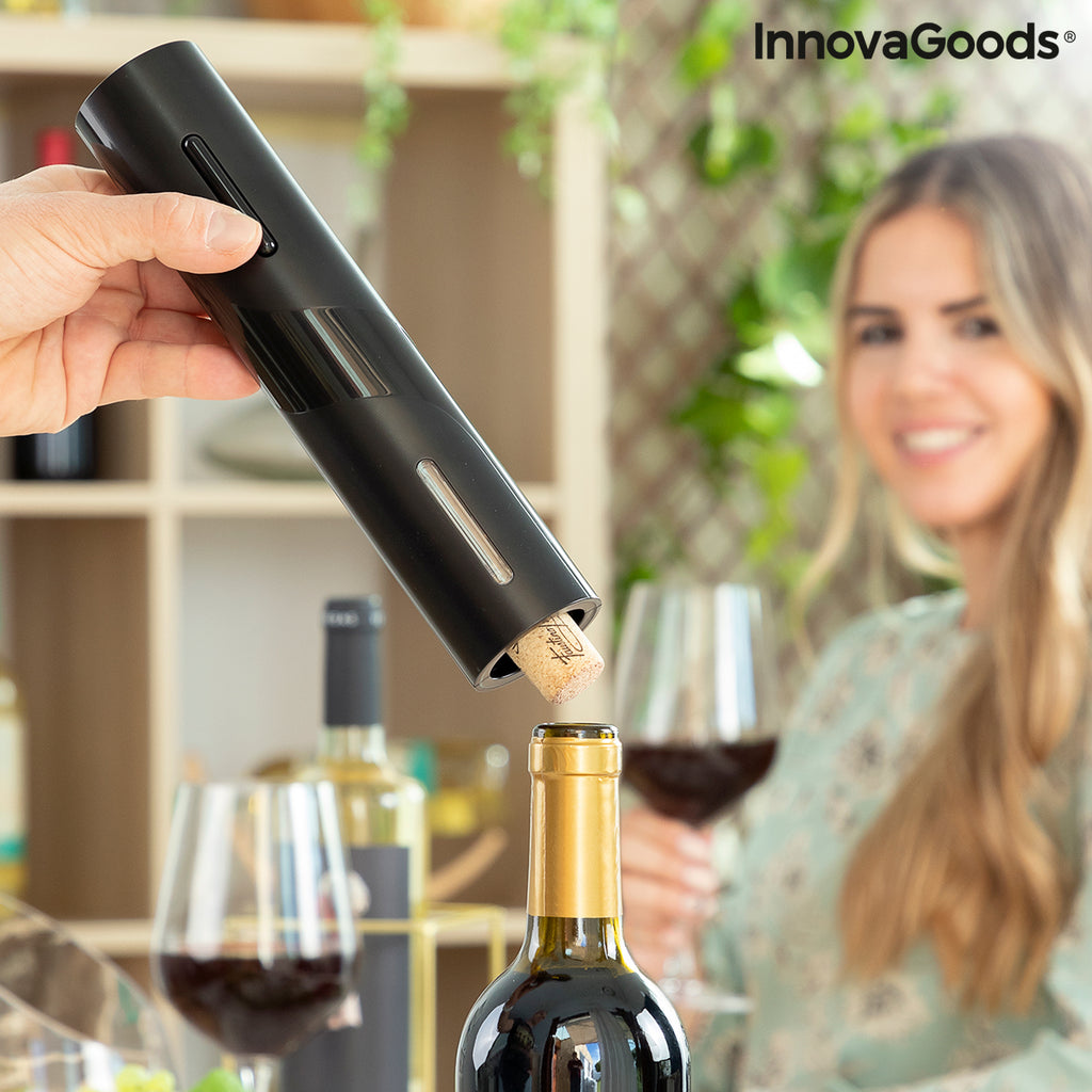 Sacacorchos abridor eléctrico recargable para botellas de vino