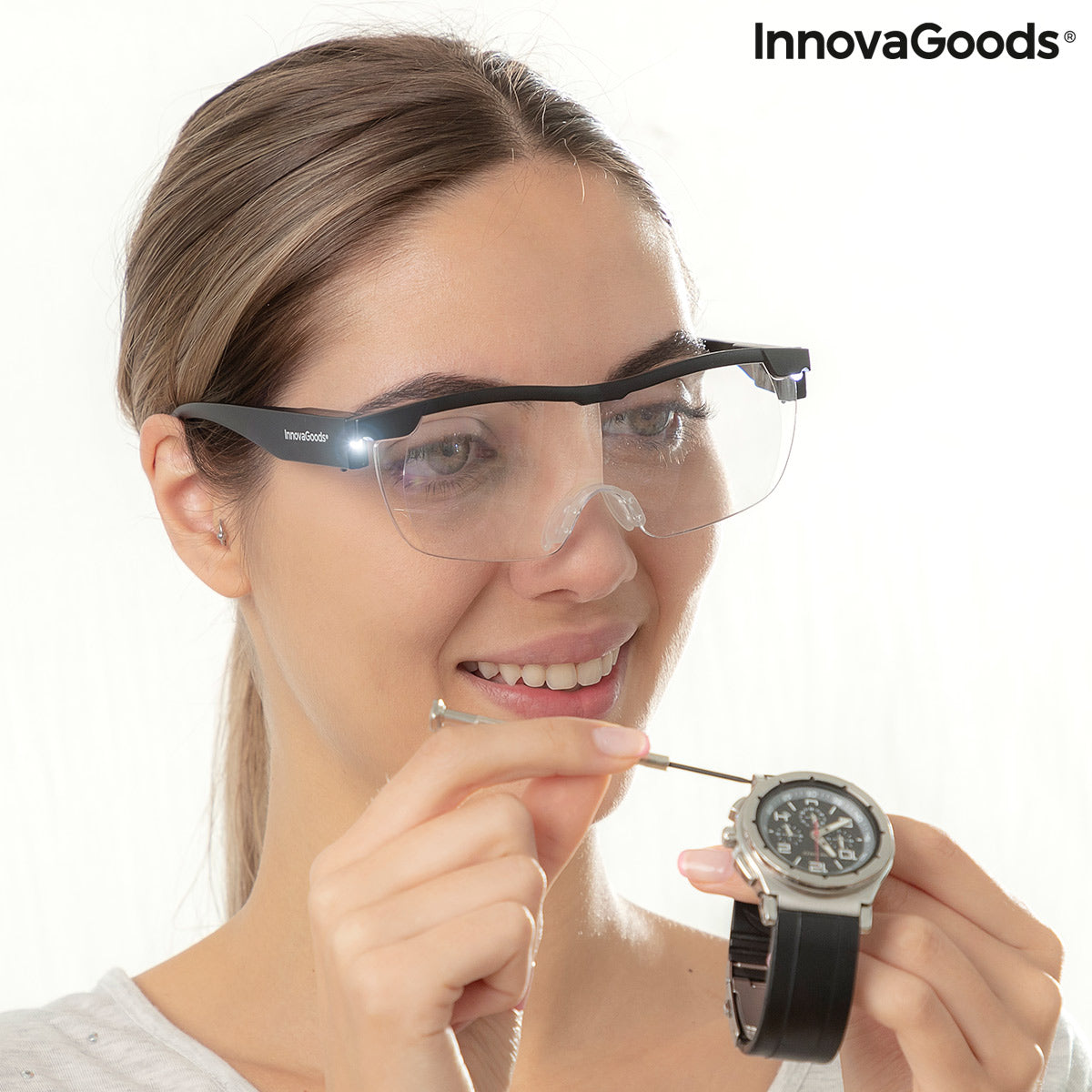 Occhiali d'Ingrandimento con LED Glassoint InnovaGoods – InnovaGoods Store