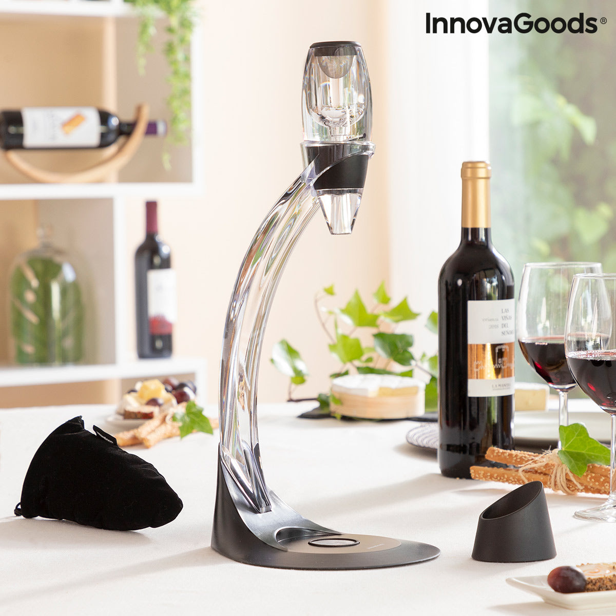 Décanteur de vin rotatif portable Tumbler Cadeau Conteneur à vin  Distributeur de boisson de bouteille de vin durable