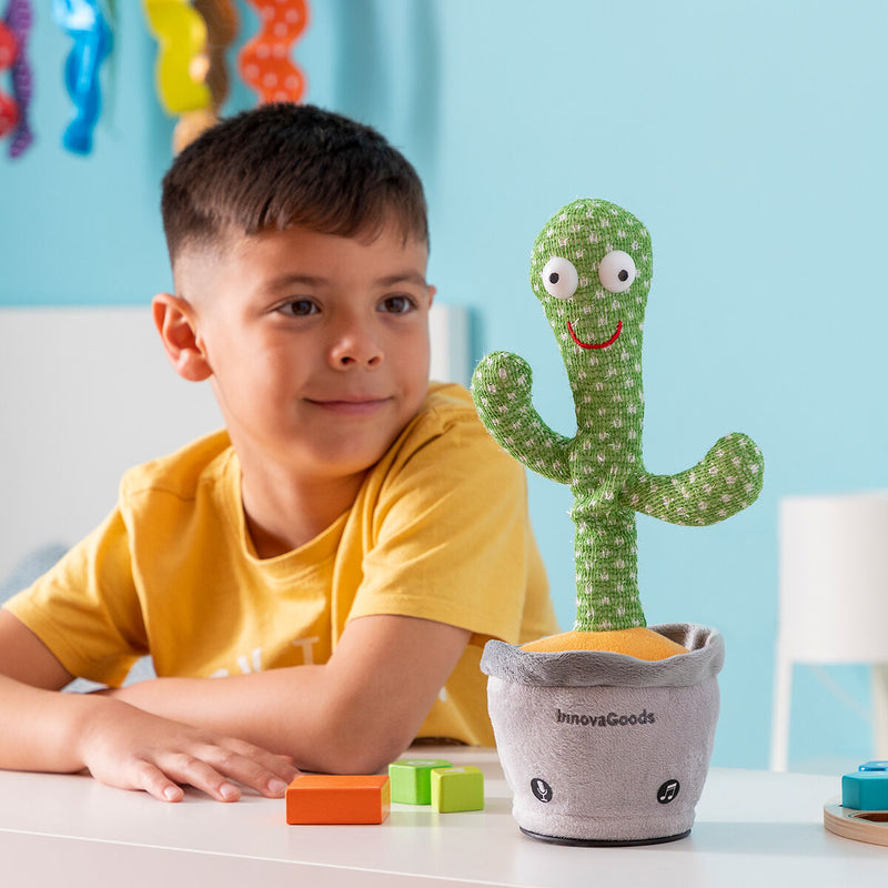 Tanzender Kaktus mit Musik und Mehrfarben-LEDs Pinxi InnovaGoods –  InnovaGoods Store