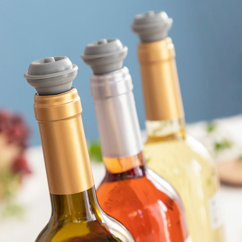 Wein Vakuumpumpe und Weinverschluss Winuum InnovaGoods (4 stopfen) –  InnovaGoods Store